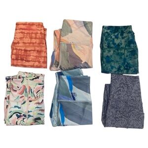 Athleta Bundle/ Lot of 6 Pairs Printed Leggings Tights Capris
All Size XXS